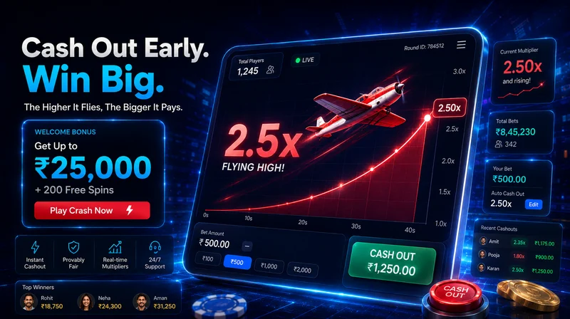 1xBet Aviator crash game screen showing the red plane and a rising 2.45x multiplier